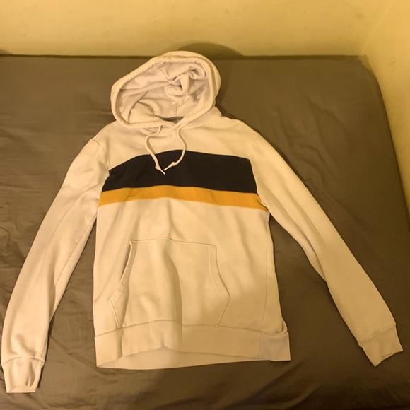 Old Navy Blue and Yellow Striped Hoodie - Picture 1 of 3